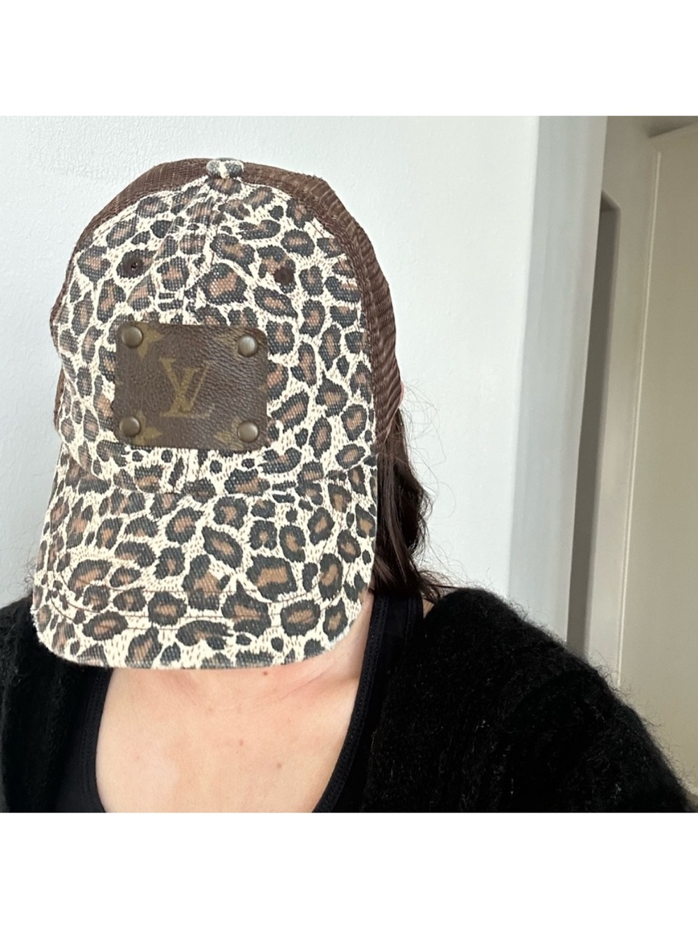 Leopard Print Cap customized